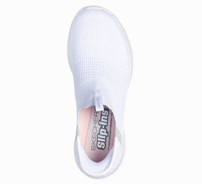 Pantofi fitness SKECHERS Slip-Ins Ultra Flex 3.0 - Cozy Streak WHITE White Femei (BM 17989078) 4