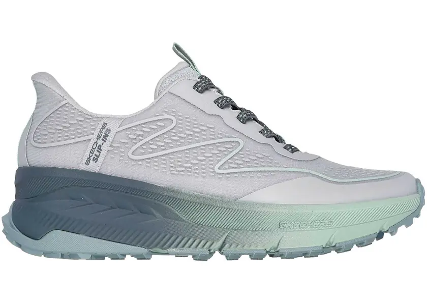 Pantofi fitness SKECHERS Slip-ins Switch Back - Mist Gray Green Green Femei (BM 17989084) 2