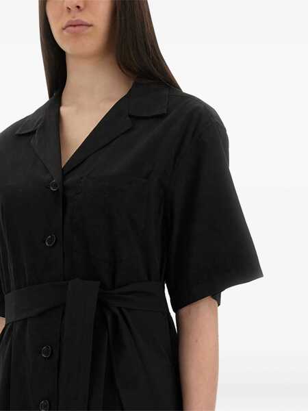 Rochii casual Aspesi Dress Mod.2940 BLACK Femei (BM 17989648) 4