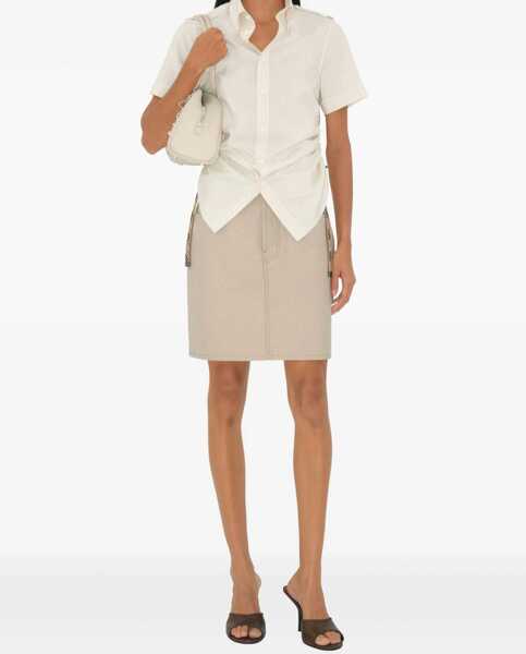 Fuste casual Burberry Denim Skirt BEIGE Femei (BM 17989654) 2