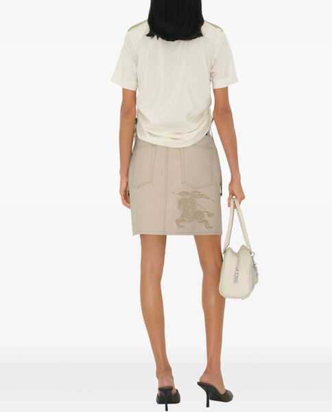 Fuste casual Burberry Denim Skirt BEIGE Femei (BM 17989654) 4