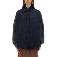 Camasi de blugi Contrasting Denim Shirt Femei