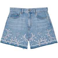Pantaloni scurti Shorts With Sangallo Embroidery Femei
