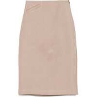 Fuste casual Waxed Linen Skirt Femei