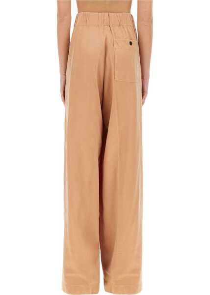 Pantaloni casual Dries Van Noten Wide-Leg Pants PINK Femei (BM 17989714) 3