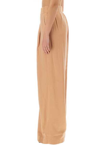 Pantaloni casual Dries Van Noten Wide-Leg Pants PINK Femei (BM 17989714) 4
