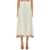 Fendi Ff Silk Skirt IVORY