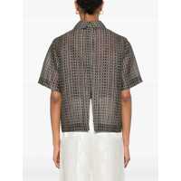 Imbracaminte Fendi Dama - Bluze Fendi Silk Net Shirt BROWN Femei (BM 17989741) - B-mall.ro