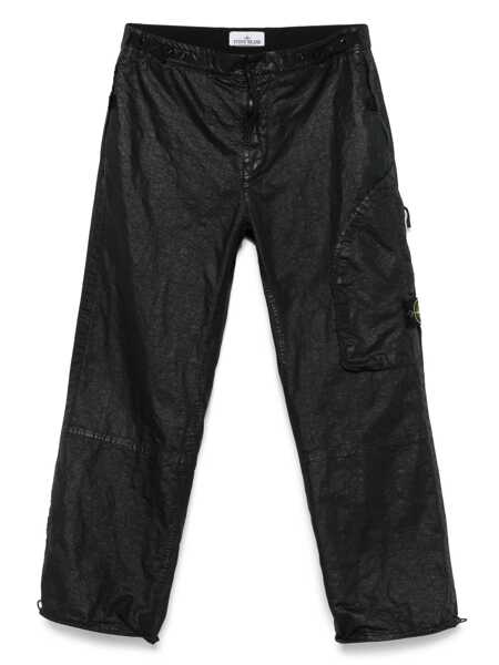 Pantaloni Stone Island Stone Island Trousers Black Barbati (BM 17990274) 1