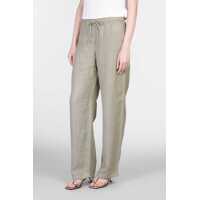 Pantaloni casual 120% LINO Dama - Pantaloni casual 120 LINO 120 Lino Pants GREEN Femei (BM 17990334) - B-mall.ro
