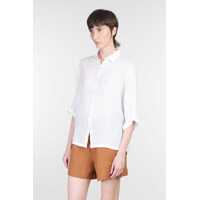 Camasi 120% LINO Dama - Camasi 120 LINO 120 Lino Shirt WHITE Femei (BM 17990346) - B-mall.ro