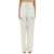 MARINE SERRE Upcycled Linen Pants WHITE