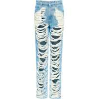 Blugi skinny "Destroyed" Straight Jeans Femei
