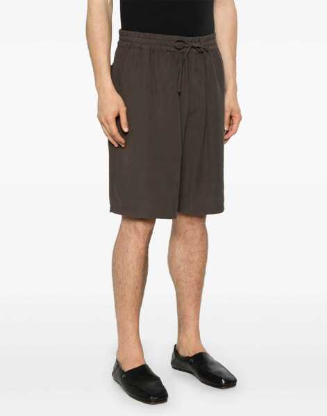 Pantaloni scurti Emporio Armani Shorts With Drawstrings BROWN Barbati (BM 17991901) 3