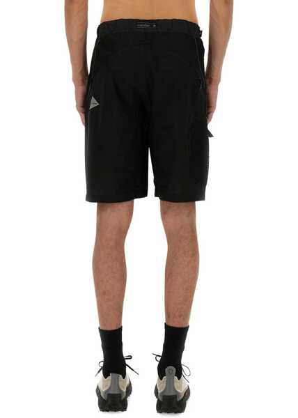 Pantaloni scurti AND WANDER Nylon Shorts BLACK Barbati (BM 17991910) 3
