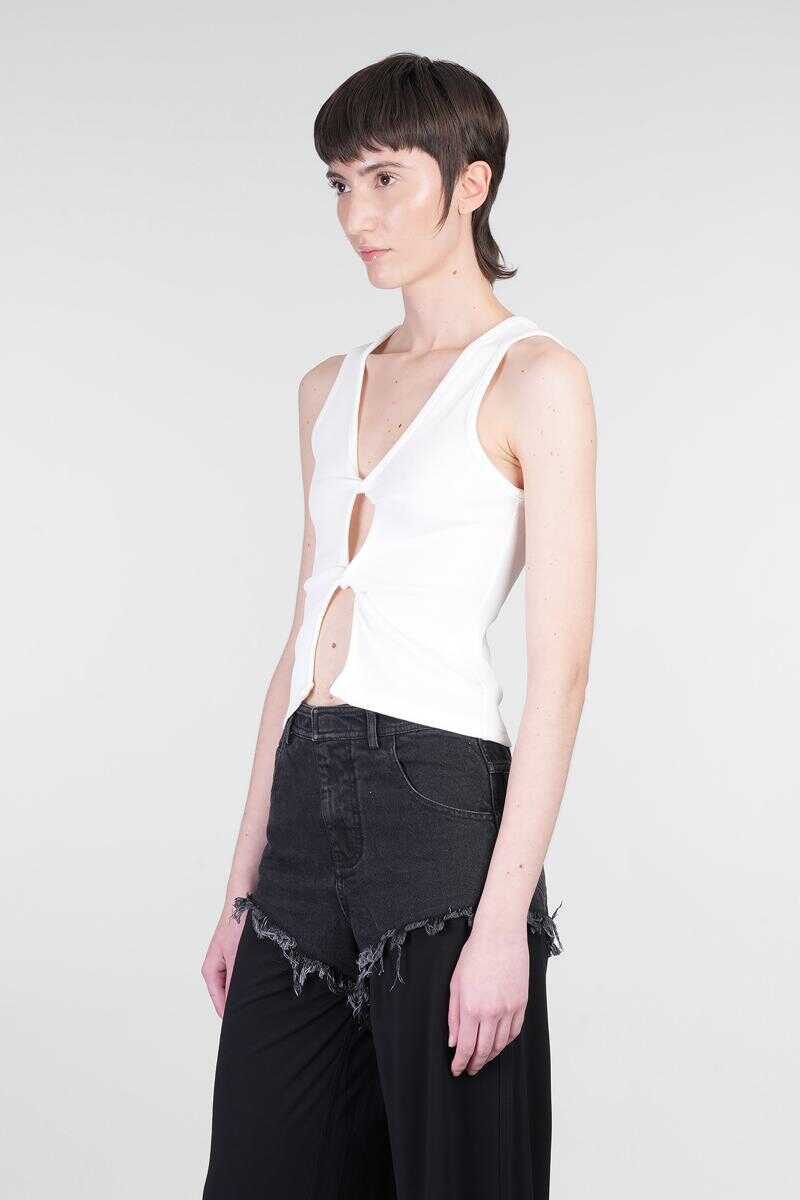 Topuri CHRISTOPHER ESBER Christopher Esber Tank Top WHITE Femei (BM 17992029) 4