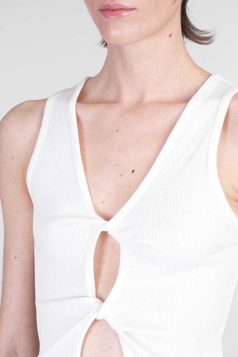 Topuri CHRISTOPHER ESBER Christopher Esber Tank Top WHITE Femei (BM 17992029) 5