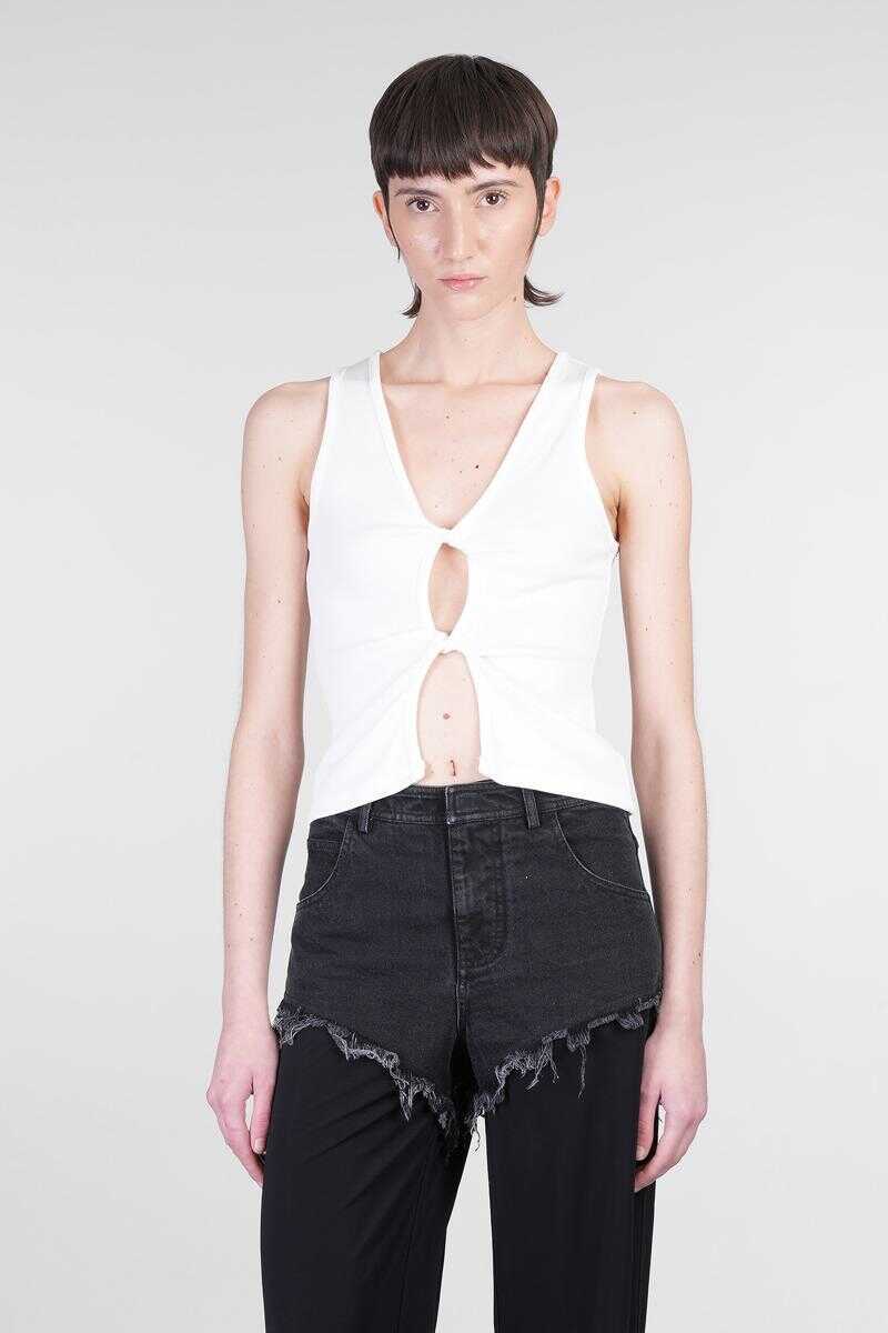 Topuri CHRISTOPHER ESBER Christopher Esber Tank Top WHITE Femei (BM 17992029) 1