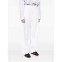 Imbracaminte Dama pagina 321 - Blugi Icon Denim Bea White Five Pocket Jeans With Logo Patch On The Back In Cotton Woman WHITE Femei (BM 17992779) - B-mall.ro