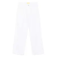 Blugi 'Bea' White Five Pocket Jeans With Logo Patch On The Back In Cotton Woman Femei