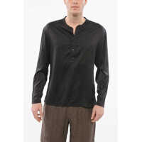 Pijamale Long Sleeved Pajama Top With Buttons Barbati