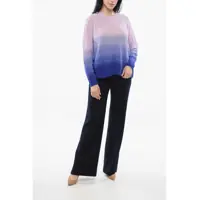 Pulovere ETRO Dama - Pulovere casual ETRO Cable Knit Wool Pullover With Degrad Motif Pink Femei (BM 17993245) - B-mall.ro