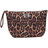 Genti plic Animal print maxi clutch bag Femei