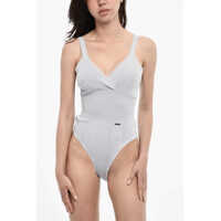 Bluze V-Neck Knitted Body Femei