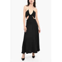 Rochii lungi Flared Maxi Dress With Chain Femei