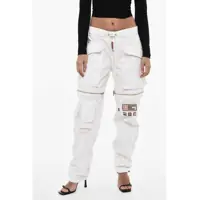 Pantaloni casual Regular Waist Loose Fit Cargo Pants Femei