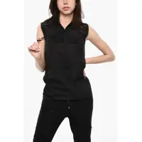 Bluze Sleeveless Blouse With Lace-Up Detail Femei