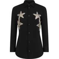 Bluze Sheer Silk Blend Blouse With Jewels Femei
