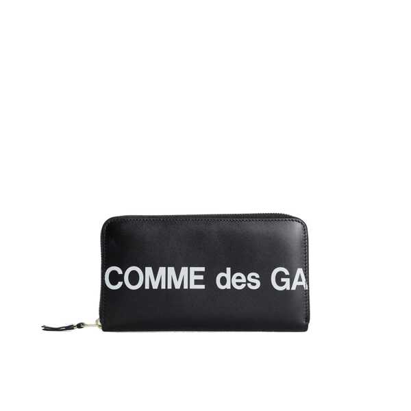 Portofele Comme des Garons Comme des Garons Logo Wallet Black Barbati (BM 17993955) 3