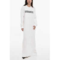 Rochii lungi Sweat Maxi Dress With Contrast Logo Femei