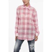 Camasi casual Checked Oversized Shirt Femei