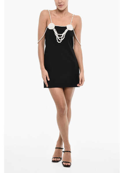 Rochii scurte DSQUARED2 Mini Dres With Beads Detail Black Femei (BM 17994028) 1