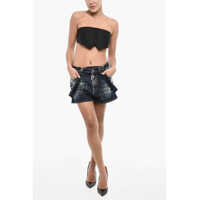 Lenjerie intima DSQUARED2 Dama - Sutiene DSQUARED2 Solid Color Bra Top With Buttons Black Femei (BM 17994457) - B-mall.ro