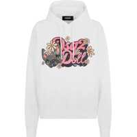 Hanorace Cotton Hoodie With Front Print Femei