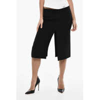 Fuste lungi DSQUARED2 Solid Color Longuette With Frontal And Back Double Split