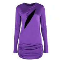 Rochii Versace Dark Violet Dress Femei