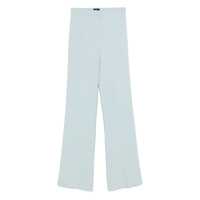 Pantaloni casual Pinko Dusty Blue Stretch 'Pollo' Trousers Femei
