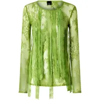 Topuri Pinko Green ''Fraticello' Lace Top Femei