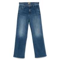 Blugi Mother Straight Jeans In Blue Femei