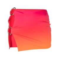 Fuste Louisa Ballou Hot Pink Stretch Double Ring Mini Skirt Femei