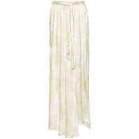 Fuste Forte_Forte Printed Satin Long Skirt Femei