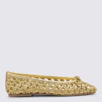 Balerini Casadei Gold Flats Femei