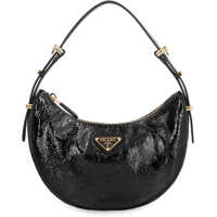 Genti de mana Prada Prada Arqué Patent Shoulder Bag Femei