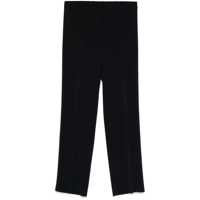 Pantaloni casual Marina Rinaldi Blue Trousers 'Rachele' With Pressed Crease Femei