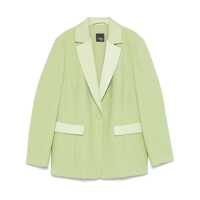 Sacouri Marina Rinaldi Single-Breasted 'Mandare' Green Blazer Femei