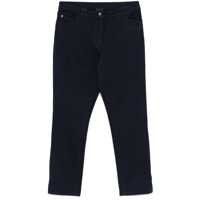Pantaloni casual Marina Rinaldi 'Edolo' Trousers In Blue Cotton Femei